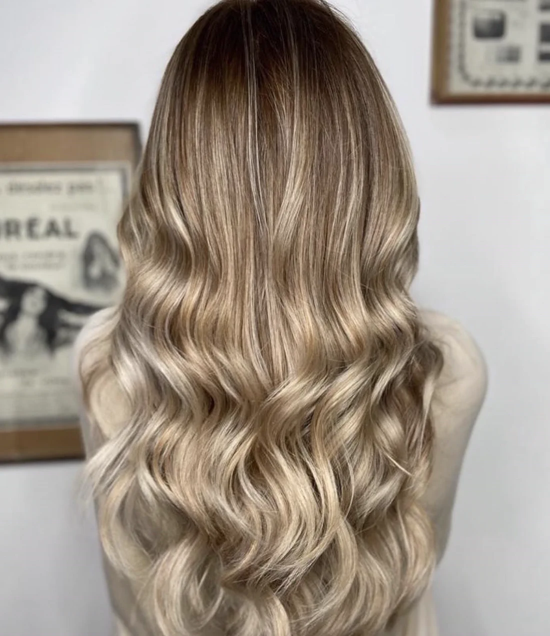 Balayage réalisé au salon